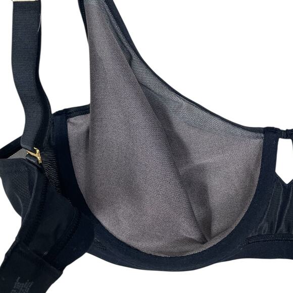 Soma Unbelievable Lift Scoop Balconette Unlined Bra Black Size 36DDD - Picture 9 of 11